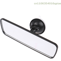 (Summer4)Rear View Mirror Glass Suction Cup Wide-angle Rearview Mirror Universal 360° Rotates View Mirror Car Rear Mirror