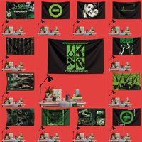 Type O Negative Inspired Rock Music Flag 3x5 FT 90x150cm Polyester Decorative Banner Tapestry For Music Fans Bedroom Wall Decora