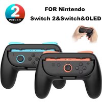 Hand Grips Shell For Nintendo Switch 2/1 Joystick Controller Gamepad Stand Holder Bracket Kit For NS Switch/OLED Accessories