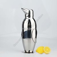 Stainless Steel Shaker Bartender Professional Tools Mixer Polished 500ml Shaker Cup Cocktail Bar Kit Penguin Three-stage Shaker