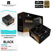 Thermalright TR-KG850 Black ATX3.1 PCI-E 5.1 PSU Fully Modular Gold Power Supply 650W/750W/850W 650W does not support PCI-E 5.1