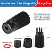 10 PCS RJ45 Waterproof Connector Caps Dustproof IP67 Protection for Outdoor Network Cables, IP Cameras Durable ABS Plastic