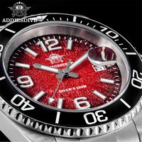 ADDIESDIVE 2025 NEW 41MM AD2513 Men Quartz Watches Reloj 316L Steel 200M Diving BGW9 Super Luminous Waterproof Diver Watch
