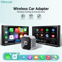 OTTOCAST Mini Pro Wireless CarPlay & Android Auto Adapter 2-in-1 5GHz WiFi Dongle Plug & Play Auto Reconnect For Benz Vw Toyota