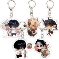 Anime The Blossom of The White Night BL Yaoi Manhwa KeyChain Acrylic Brothers Without A Tomorrow Stand Collectible Gift