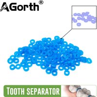 1000Pcs Dental Orthodontic Separator Circle Elastic Ring Rubber Ligature Ties Bands Ligation Ring Orthodontics Accessories