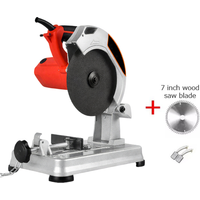 1200W 220-230V AC Kabelgebundene Tischkreissäge 5,7A Reiner Kupfermotor 5200RPM 185mm Klinge 0-45 ° Maximale Schneidehöhe 50 mm für Metall, Holz, Kunststoff, Haushalt, DIY-Schneider