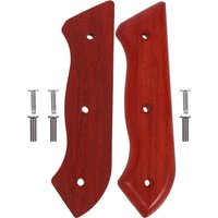 Non-Slip Wooden Kitchen Knife Handle - Ergonomic Replacement Cutter Install Wood Handle for Chopping Sashimi Chef
