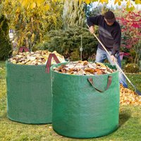 Garden Waste Bag Large Capacity Garden Bag Reusable Waterproof Leaf Sack Storage Collection Container for Yard Leaf Storage Bag