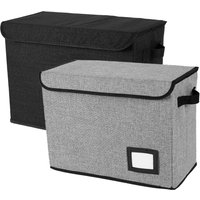 Foldable Clothing Storage Box Large Capacity Sundries Organizer Toys Comic Book Bin With Lid and Handle Home Organiza