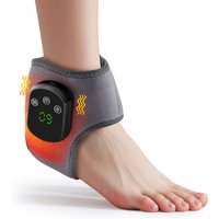 Electric Foot Massager Vibration Relaxation Ankle Massager Warm Hot Compress Ankle Brace Joint Sprain Support Ankle Protection
