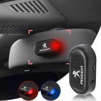 Car Wireless Warning Anti Theft Caution Lamp LED Flashing Accessories Caps for Peugeot 206 3008 208 508 2008 307 308 207 407