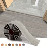 Self adhesive floor transition strips,tile/floor transition strips, wood grain plastic floor partitions,used for home decoration