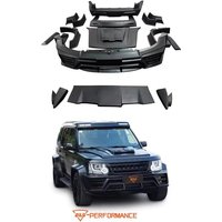 Upgrade G Style Front Bumper Rear Bumper Sider Skirts Hood Body Kit for Discovery 4 Car Kit