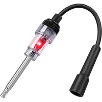 Universal Ignition Spark Tester Engine Diagnostic Tool In Line Checker with Metal Connectors for Car Truck Lawnmower Motorcycle
