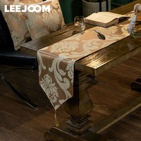 Moderner europäischer Jacquard-Tischläufer, luxuriöser bestickter Tischläufer für Zuhause, Restaurant, Tischdekoration