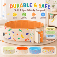1PC Foldable Bathtub Portable Bath Tub Collapsible Toddler Shower Basin Ball Pit Play Pool Large Capacity