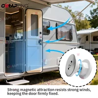 RV Magnetic Door Catch Heavy Duty Noise Reduction Latch for Motorhome Travel Trailer Camper Baggage Door Holder Accessories