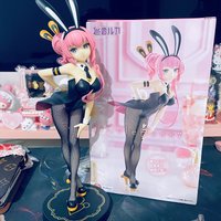 Original Furyu Bicute Bunnies Megurine Luka Kawaii Figure Bunny Girl Collectible Model Ornament Toys Gifts
