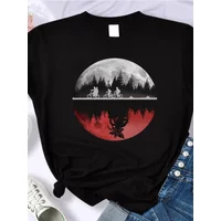 AliExpress NONE Vintage Sports Bike Printed Men's T-shirt Harajuku Streetwear Graphic T Shirts Oversized Tops One Piece Vintage Tee