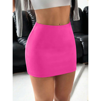 K-Pop Inspired Skort, Trendy Slim Fit Mini Skirt with Built-in Shorts, Idol Style Outfit