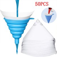 10/20/50pcs Einweg-Farbfilter papier Reinigungs becher Trichter 100 mesh konische Farbe Filte Mesh Nylon Mikron Papier