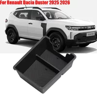 Dla Dacia Duster 2025 2026 Schowek na podłokietnik samochodowy Akcesoria wewnętrzne Taca na konsolę środkową Organizacja ABS
