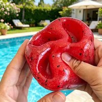 Handmade Watermelon Slushy Squishy Toy Decompression Slow Rebound Squeezing Pinch Watermelon Smoothies Ornaments Party Gifts