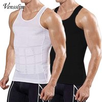Chemise de Compression amincissante pour hommes, gilet d'entraînement de gymnastique, sans manches, gynécologie, ventre, entraîneur de taille, vêtements modelants