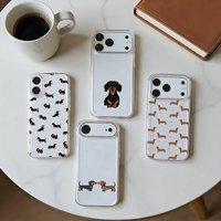 Dachshund Silhouette Dog Magnetic Silicone Case Compatible With MagSafe For IPhone 17 16 15 13 14 Pro Max 11Plus 12mini Cover