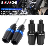 MT-03 Frame Slider Crash Protector For YAMAHA MT03 MT25 2015-2025 Motorcycle Wheel Fork Axle Slider Protection Engine Crash Pad