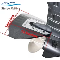 Sport 200 Whale Tail Hydrofoil Stabilizer For Outboards 8 to 40 HP Fits for Yamaha Mercury Johnson Evinrude Honda Tohatsu Suzuki