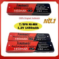 100% Original 1.2V Ni-Mh Rechargeable 7/5F6 Battery 67F6 1450mAh 7/5 F6 Chewing Gum Cell for Walkman MD CD Cassette Player