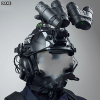Tactical full set of cosplay equipment fast helmet/Luminous version GPNVG18 model/styling headphones/face mask helmet lights