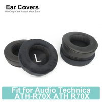 Earpads For Audio Technica ATH-R70X ATH R70X Headphone Earcushions Protein Velour Pads Memory Foam Ear Pads