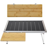 IGT Table Extension 60cm Side Board Bamboo Camping IGT Table Side Extension Large Size Board Outdoor IGT Table Accessories