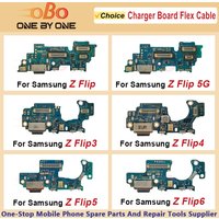 USB Charger Dock Board Connector Charging Port Flex Cable For Samsung Z FLip 3 4 5 6 5G F700F F707B F711 F721 F731 F741 (1PC)