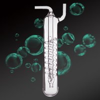 Aquarium Spiral Bubble Recorder Diffuser Glass CO2 Bubble Counter ADA Style Atomizer Water System Fish Tank Plant Pet Products