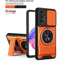 For Samsung A53 Case Galaxy A73 Cover Galaxy A54 Phone Case Magsafe Magnetic Fold Holder Military Armor Camera Protection Cover