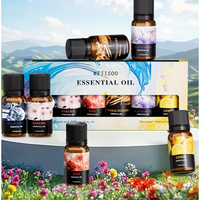 6Pcs Essential Oil Set,10ml Fragrance Oil Water Soluble Aromatherapy Oil For Diffuser Candle Soap Making Air Freshener