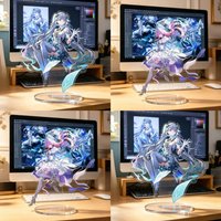 Game Wuthering Waves High Beauty Acrylic Plaque Aemeath Jinhsi Aesthetic Exquisite Standing Sign Model Home Desktop Decoration