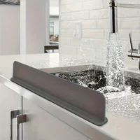 1pc Hot Sales Silicone Sink Splash Guard with Suction Cups - Water Barrier for Kitchen, Lab & Dishwashing Basins