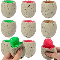1/3pcs Squeeze Dinosaur Egg Toys Stress Relief Toys for Kids Boys Birthday Jurassic Themed Party Favor Gift Goodies Bags Stuffer