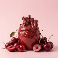 Moule en forme de cœur sculpté Nicole avec couvercle pour bougies, idéal pour le plâtre ou le ciment, moules DIY pour récipients à bougies en béton, décoration intérieure
