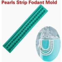 Cake Decoration Molds Pearls Strip Chocolate Mold Fondant Silicone Mold Baking Tools Kitchen Accessories Supplies Creative Decor