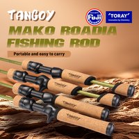 Cylius TANGOY Multi Section Pole BFS Fishing Rods 153/168cm Super Light Fuji O+A Guide Ring Spinning Casting Rod Travel Fishing