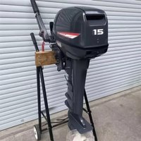 2 Stroke 15HP Electric Outboard Motor Boat Engine Outboards Engine Boat Engine With Long and Short Shaft