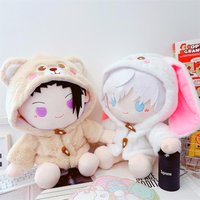 40cm Cartoon Bunny Pig Bear Animals Coat Plush Doll Cute Stuffed Fat Body Naked Cotton Doll DIY Toys for Girls Kids Fans Gifts