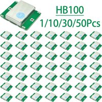 1/10/30/50Pcs Domestic X Band Microwave Doppler Radar Detector Probe Sensor Module HB100 Wireless Motion Detection Sensor
