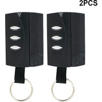 2-Piece PUJOL VARIO Garage Door Remote Control 433MHz Rolling Code Gate Opener